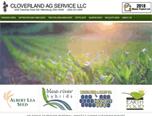 Tablet Screenshot of cloverlandagservice.com